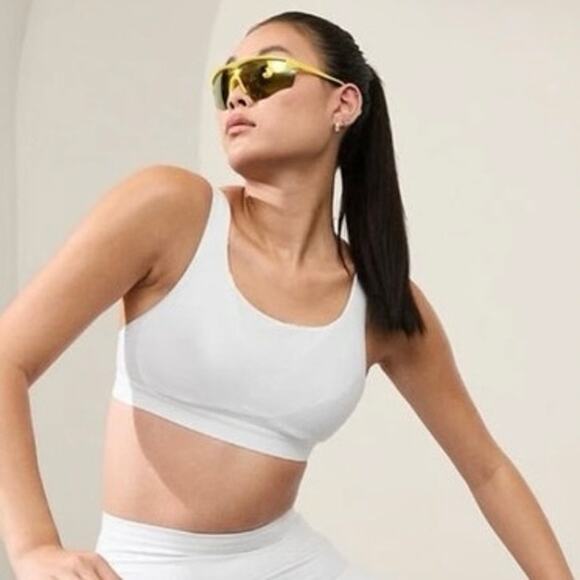 Athleta Other - Athleta Size 38DD Invincible Bra Sports Athletic White